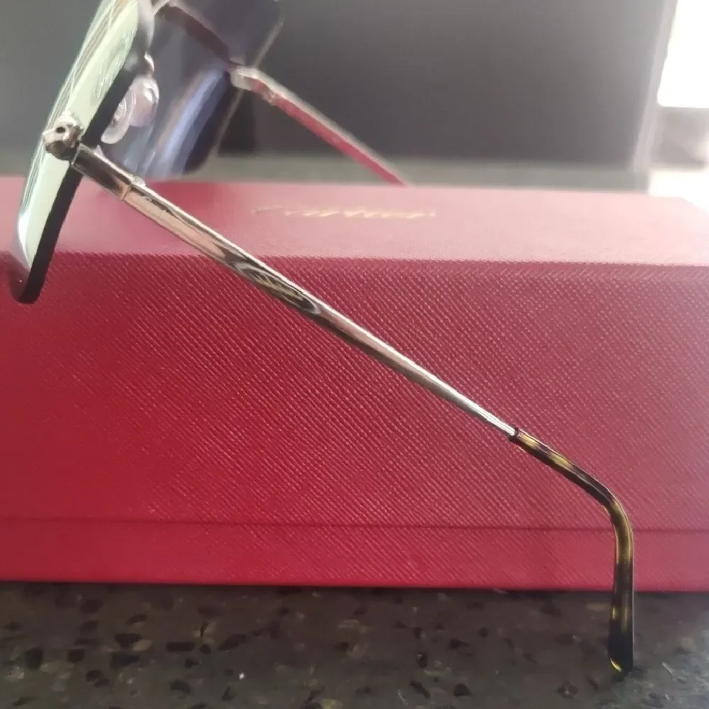NIB Cartier Mirrored Sunglasses